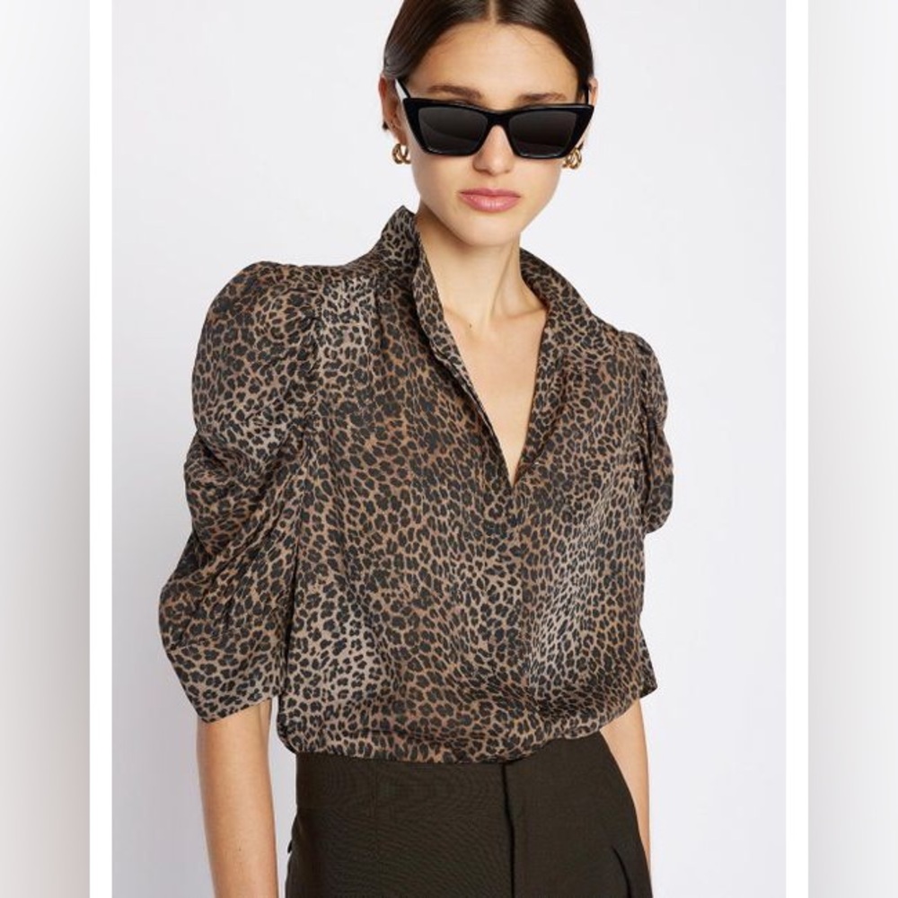 Frame Denim silk Gillian top S - Picture 10 of 10